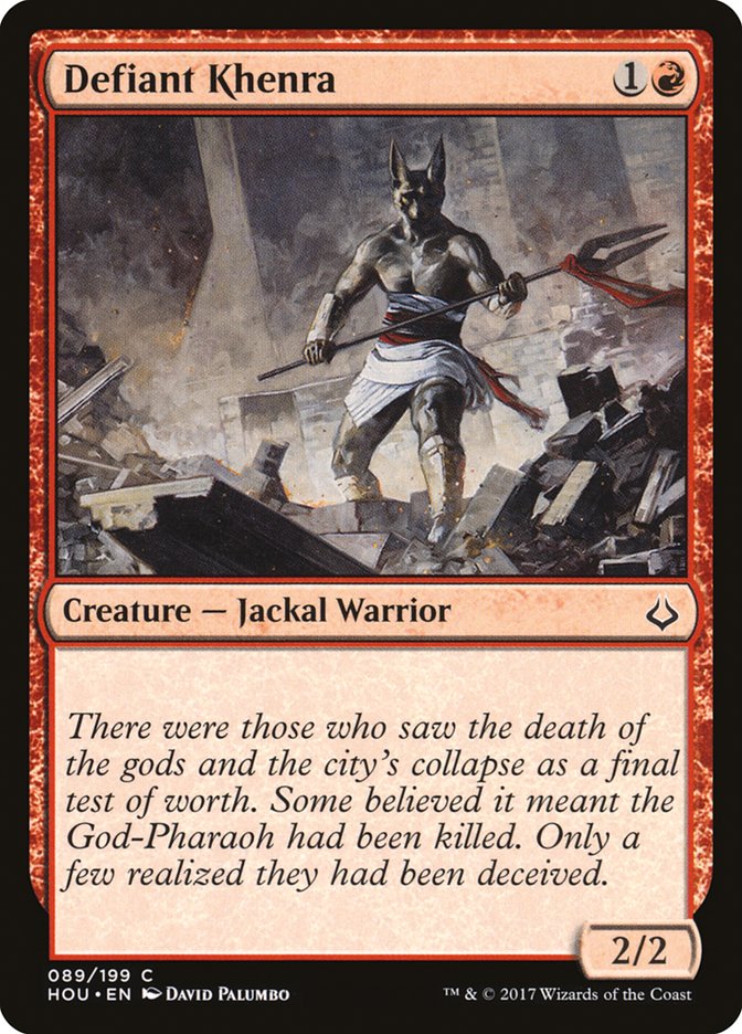 Defiant Khenra [Hour of Devastation] | L.A. Mood Comics and Games