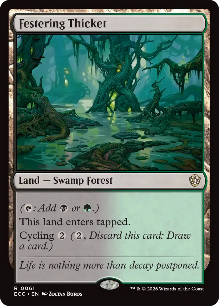 Festering Thicket [Lorwyn Eclipsed Commander] | L.A. Mood Comics and Games