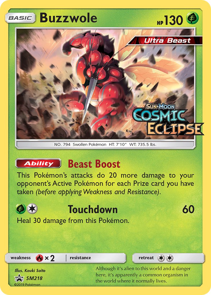 Buzzwole (SM218) [Sun & Moon: Black Star Promos] | L.A. Mood Comics and Games