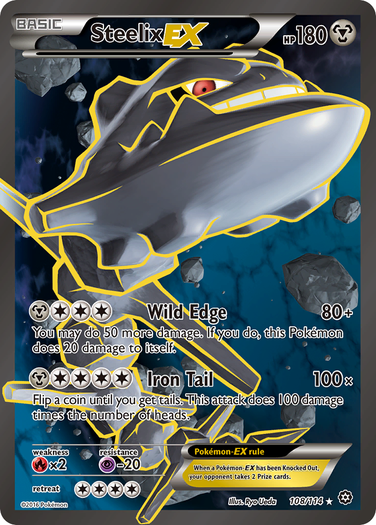 Steelix EX (108/114) [XY: Steam Siege] | L.A. Mood Comics and Games