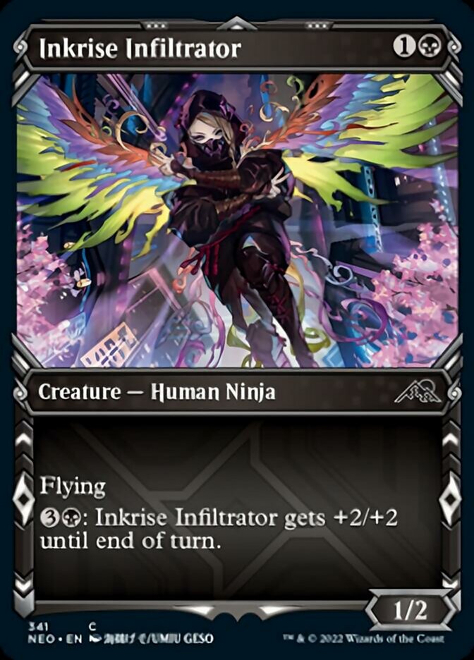 Inkrise Infiltrator (Showcase Ninja) [Kamigawa: Neon Dynasty] | L.A. Mood Comics and Games