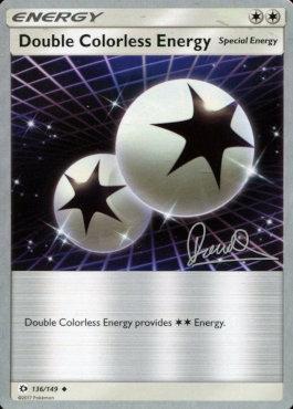 Double Colorless Energy (136/149) (Infinite Force - Diego Cassiraga) [World Championships 2017] | L.A. Mood Comics and Games