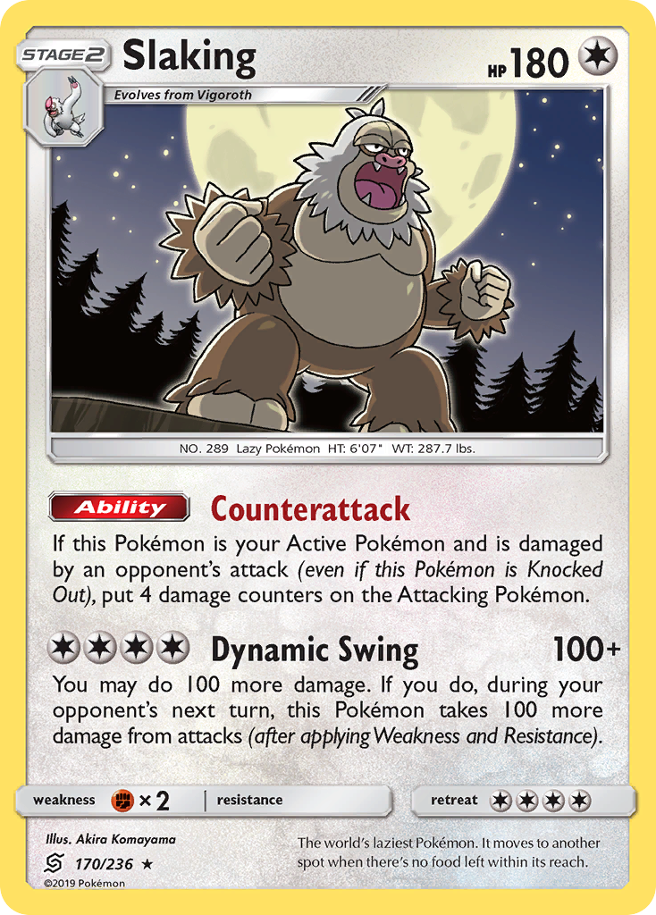 Slaking (170/236) [Sun & Moon: Unified Minds] | L.A. Mood Comics and Games