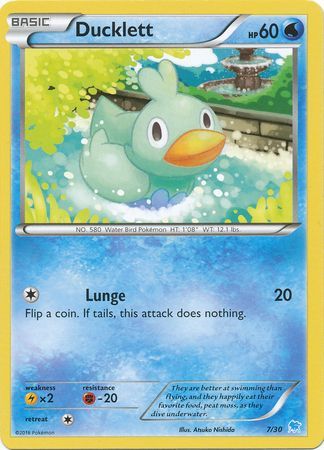 Ducklett (7/30) [XY: Trainer Kit 3 - Suicune] | L.A. Mood Comics and Games