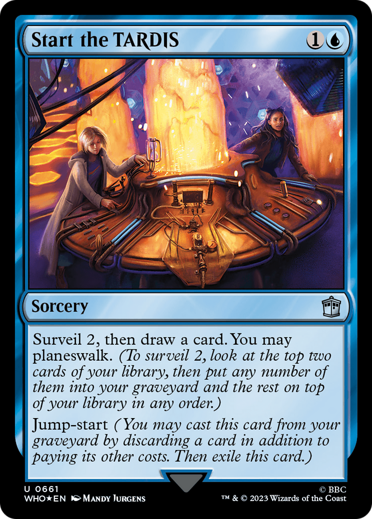 Start the TARDIS (Surge Foil) [Doctor Who] | L.A. Mood Comics and Games