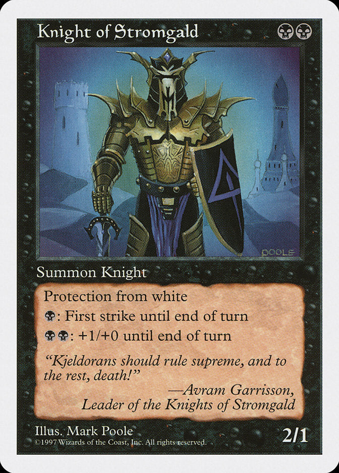 Knight of Stromgald [Fifth Edition] | L.A. Mood Comics and Games