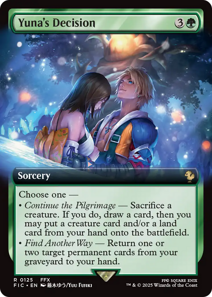 Yuna's Decision (Extended Art) [FINAL FANTASY Commander] | L.A. Mood Comics and Games