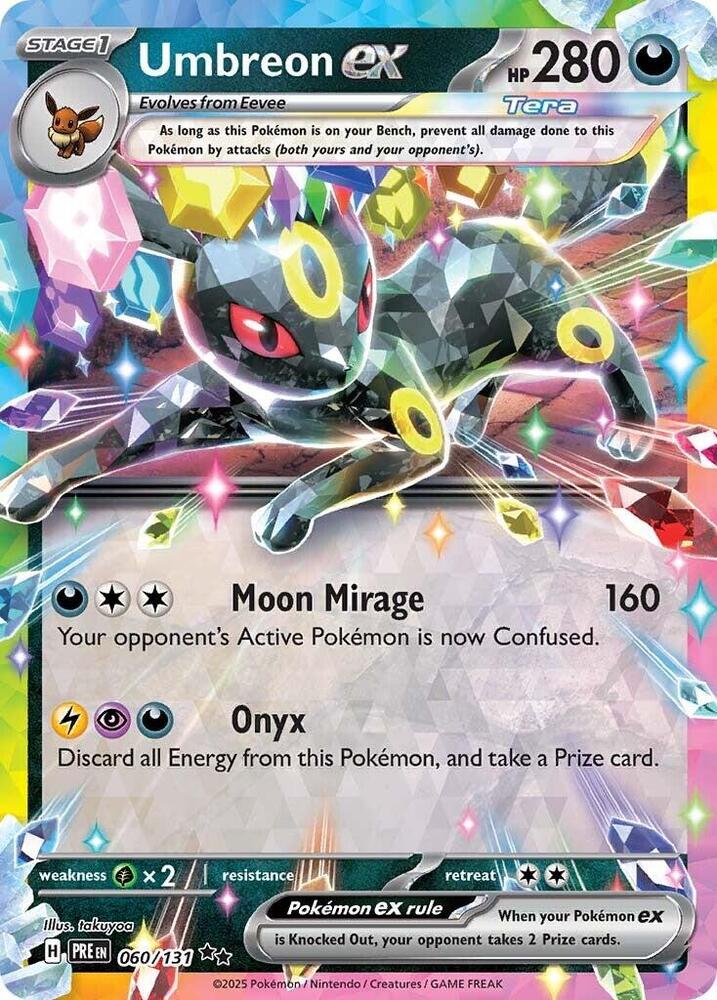 Umbreon ex (060/131) [Scarlet & Violet: Prismatic Evolutions] | L.A. Mood Comics and Games