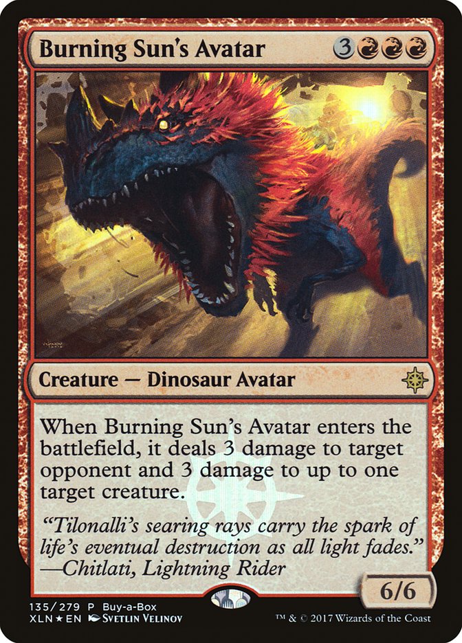 Burning Sun's Avatar (Buy-A-Box) [Ixalan Promos] | L.A. Mood Comics and Games