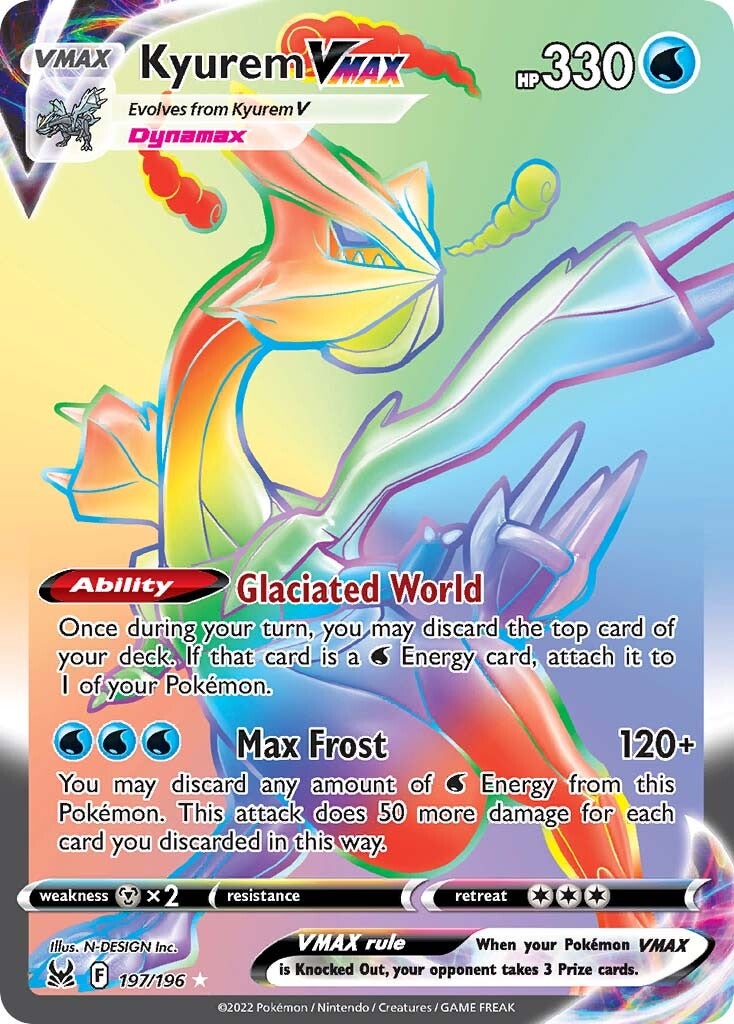 Kyurem VMAX (197/196) [Sword & Shield: Lost Origin] | L.A. Mood Comics and Games