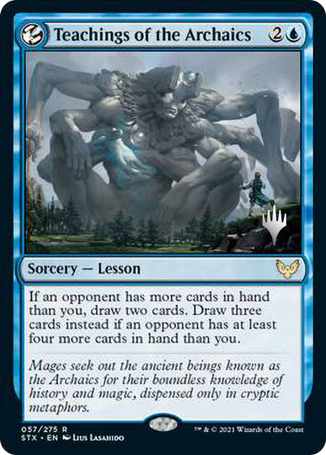 Teachings of the Archaics (Promo Pack) [Strixhaven: School of Mages Promos] | L.A. Mood Comics and Games