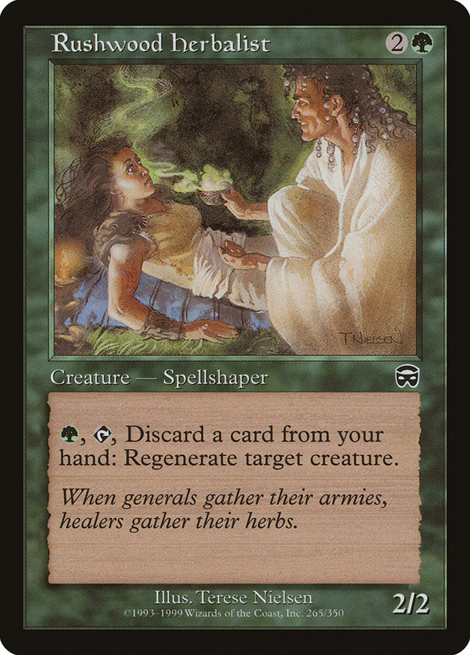 Rushwood Herbalist [Mercadian Masques] | L.A. Mood Comics and Games