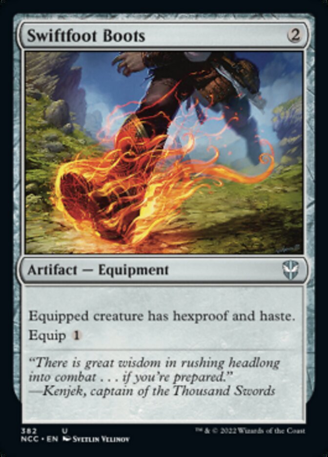 Swiftfoot Boots [Streets of New Capenna Commander] | L.A. Mood Comics and Games