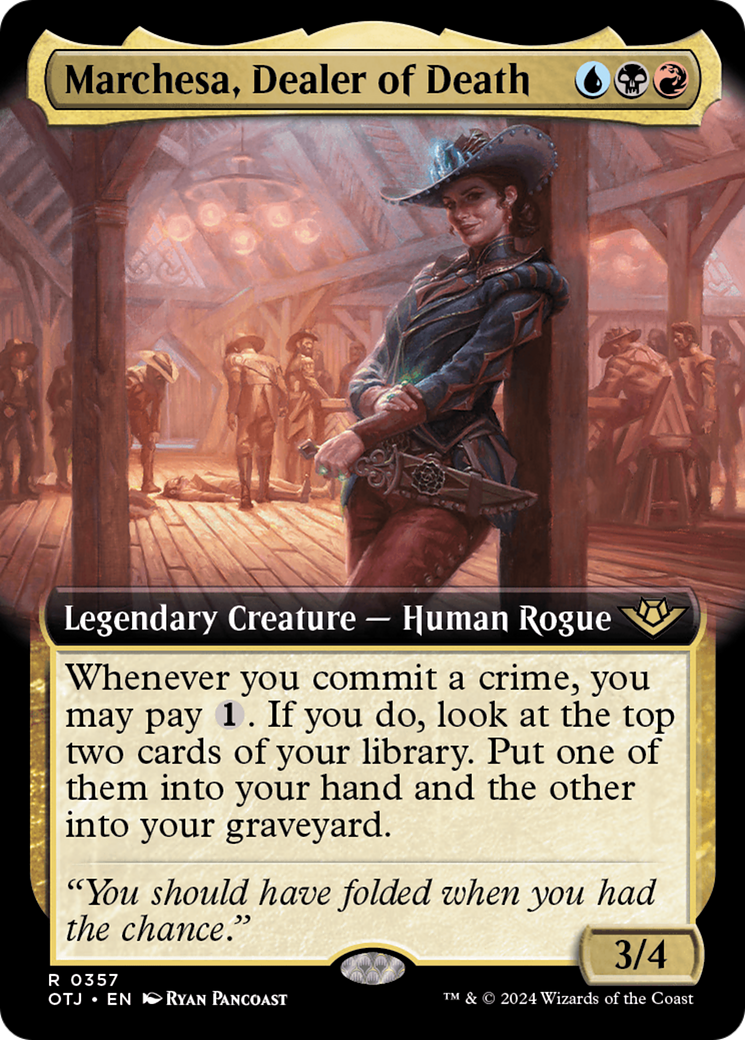 Marchesa, Dealer of Death (Extended Art) [Outlaws of Thunder Junction] | L.A. Mood Comics and Games