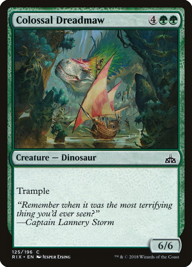 Colossal Dreadmaw [Rivals of Ixalan] | L.A. Mood Comics and Games