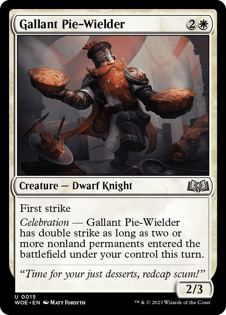 Gallant Pie-Wielder [Wilds of Eldraine] | L.A. Mood Comics and Games