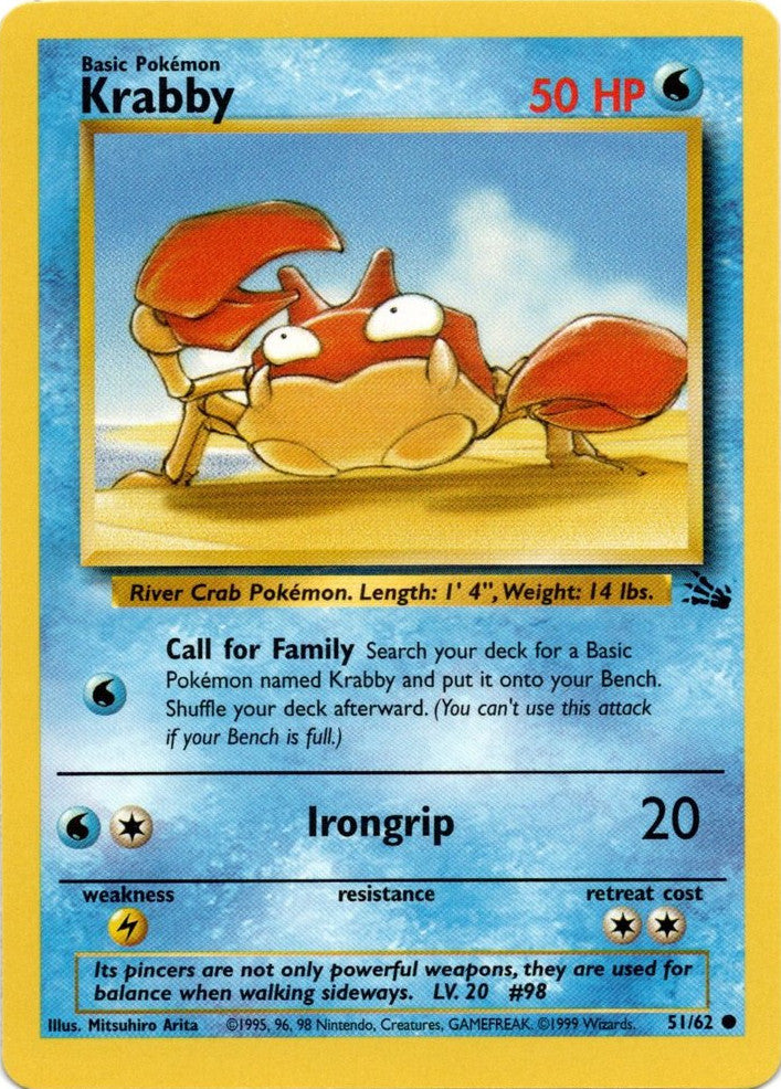 Krabby (51/62) [Fossil Unlimited] | L.A. Mood Comics and Games