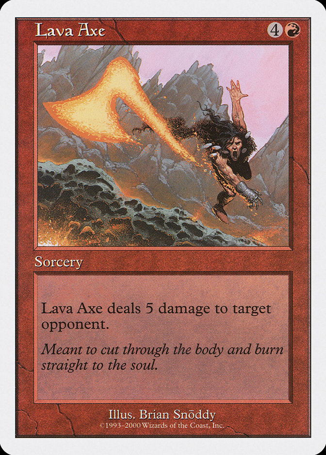 Lava Axe [Starter 2000] | L.A. Mood Comics and Games