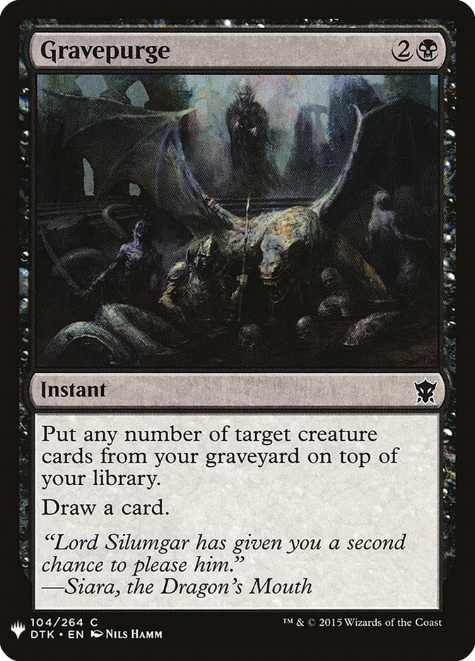 Gravepurge [Mystery Booster] | L.A. Mood Comics and Games