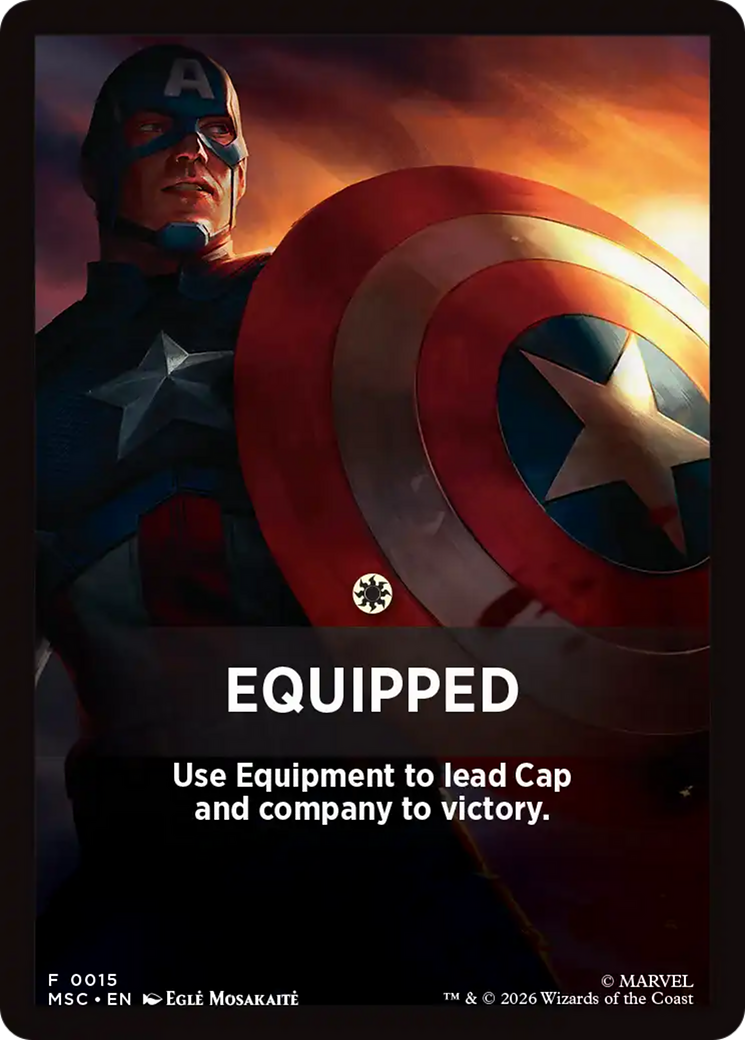 Equipped Theme Card [Marvel Super Heroes Commander] | L.A. Mood Comics and Games