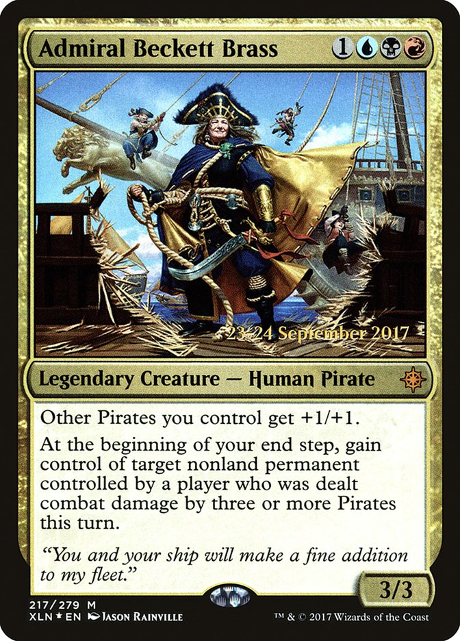 Admiral Beckett Brass [Ixalan Prerelease Promos] | L.A. Mood Comics and Games