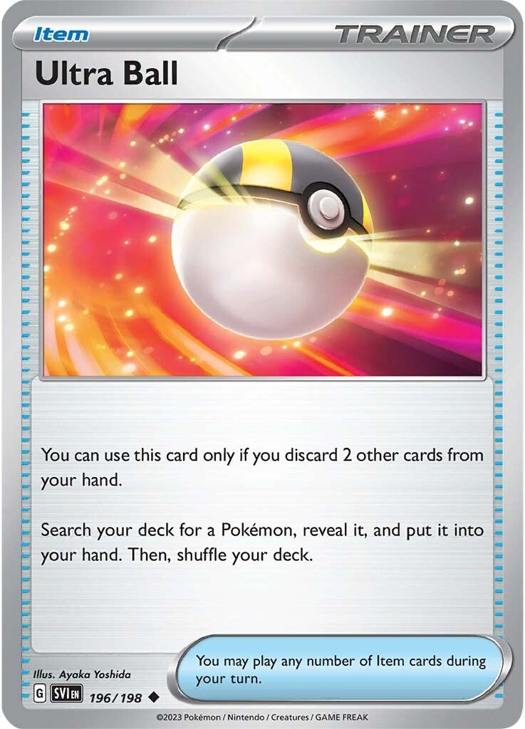 Ultra Ball (196/198) [Scarlet & Violet: Base Set] | L.A. Mood Comics and Games