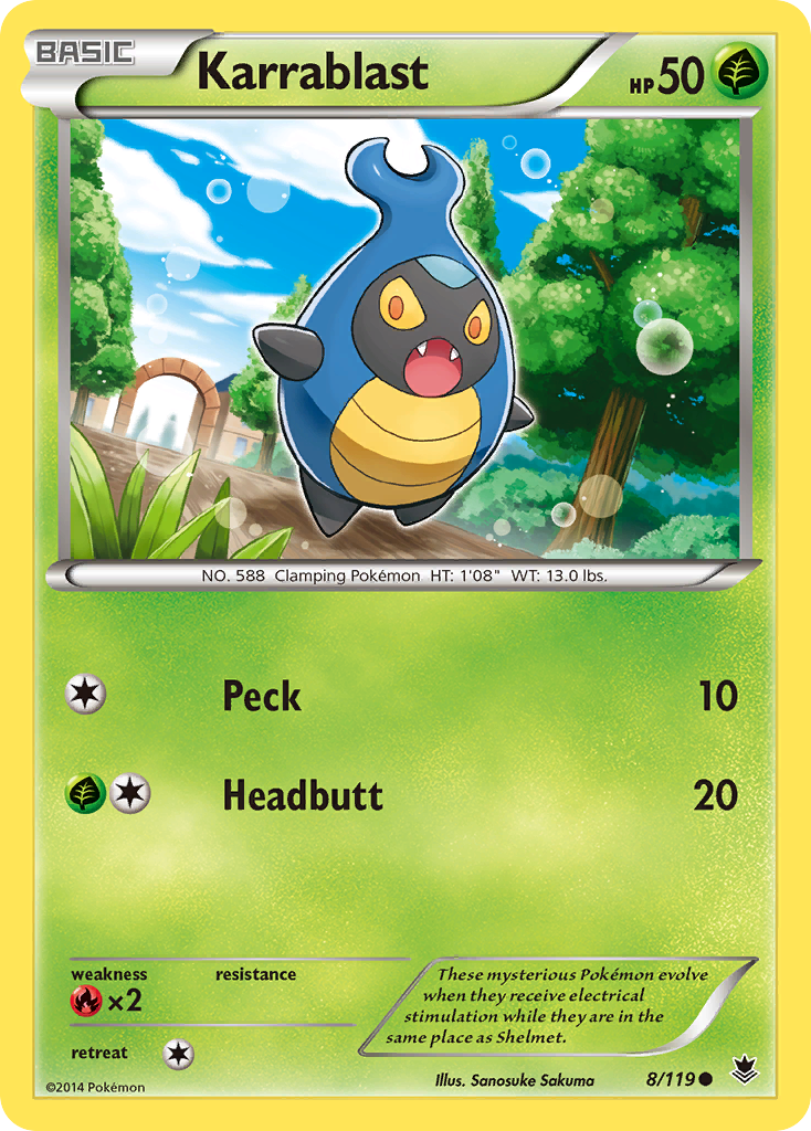 Karrablast (8/119) [XY: Phantom Forces] | L.A. Mood Comics and Games