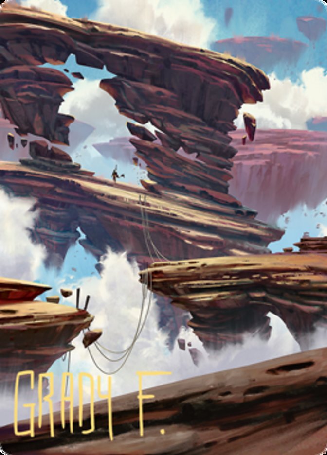 Boulderloft Pathway Art Card (Gold-Stamped Signature) [Zendikar Rising Art Series] | L.A. Mood Comics and Games