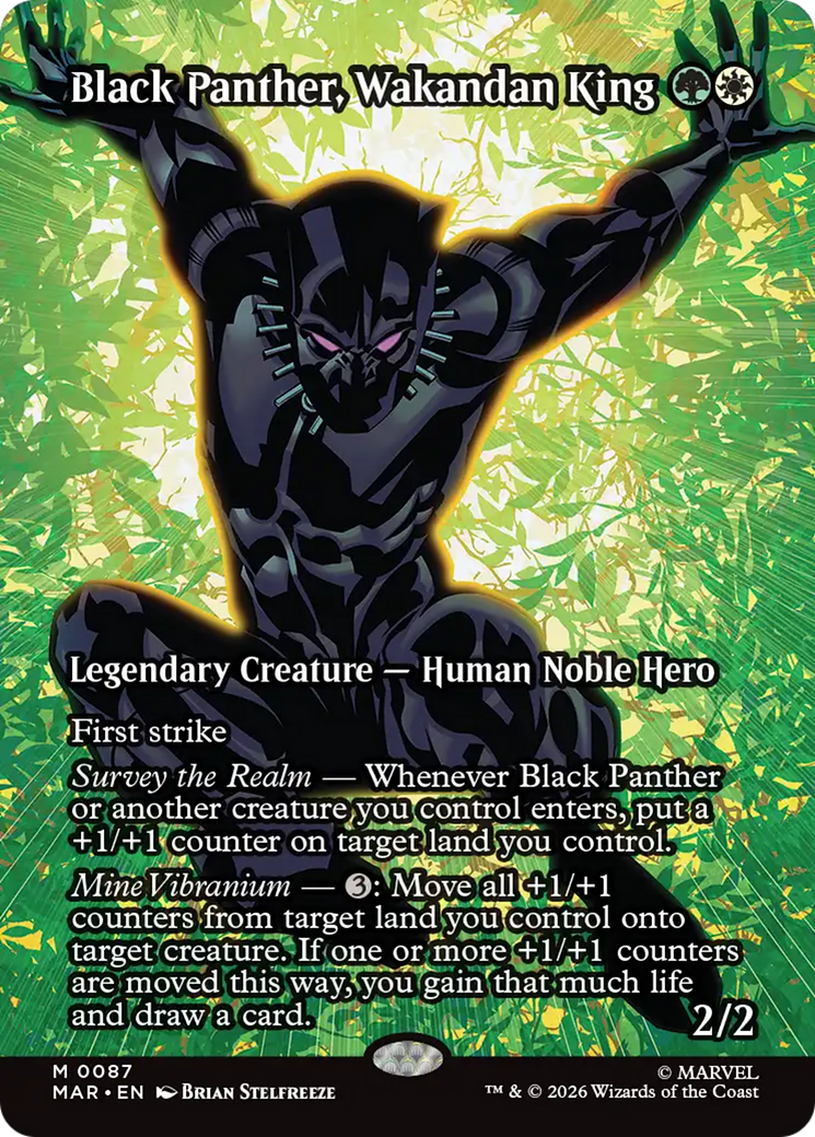Black Panther, Wakandan King (Borderless) [Marvel Universe: Eternal-Legal] | L.A. Mood Comics and Games