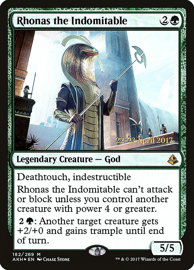 Rhonas the Indomitable [Amonkhet Prerelease Promos] | L.A. Mood Comics and Games