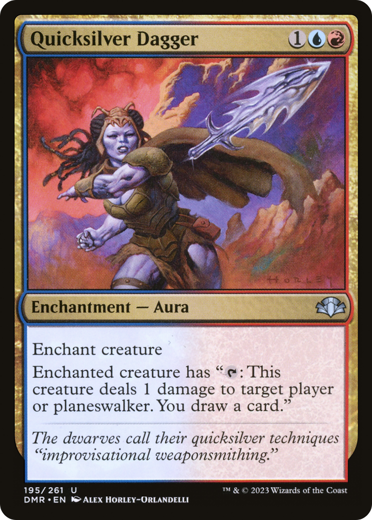 Quicksilver Dagger [Dominaria Remastered] | L.A. Mood Comics and Games