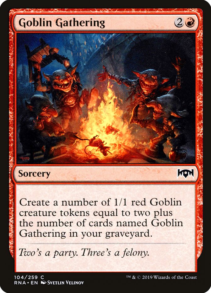 Goblin Gathering [Ravnica Allegiance] | L.A. Mood Comics and Games