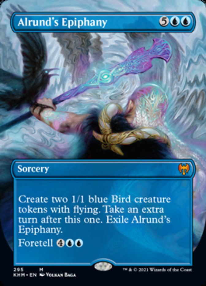 Alrund's Epiphany (Borderless Alternate Art) [Kaldheim] | L.A. Mood Comics and Games