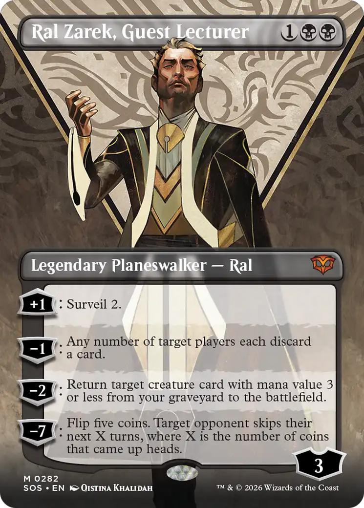 Ral Zarek, Guest Lecturer (Borderless) [Secrets of Strixhaven] | L.A. Mood Comics and Games
