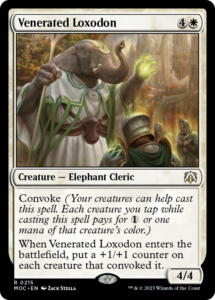 Venerated Loxodon [March of the Machine Commander] | L.A. Mood Comics and Games