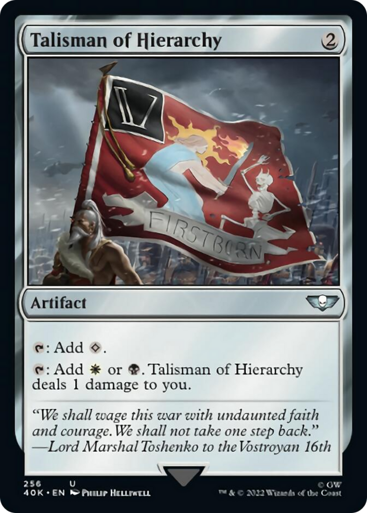 Talisman of Hierarchy (Surge Foil) [Warhammer 40,000] | L.A. Mood Comics and Games
