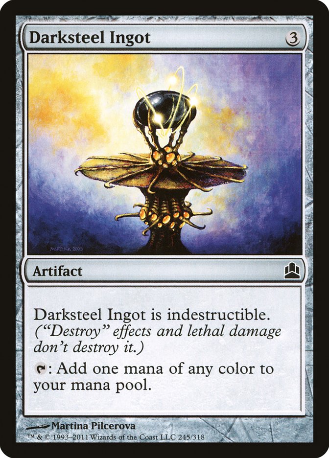 Darksteel Ingot [Commander 2011] | L.A. Mood Comics and Games