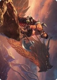 Dragonkin Berserker Art Card [Kaldheim Art Series] | L.A. Mood Comics and Games