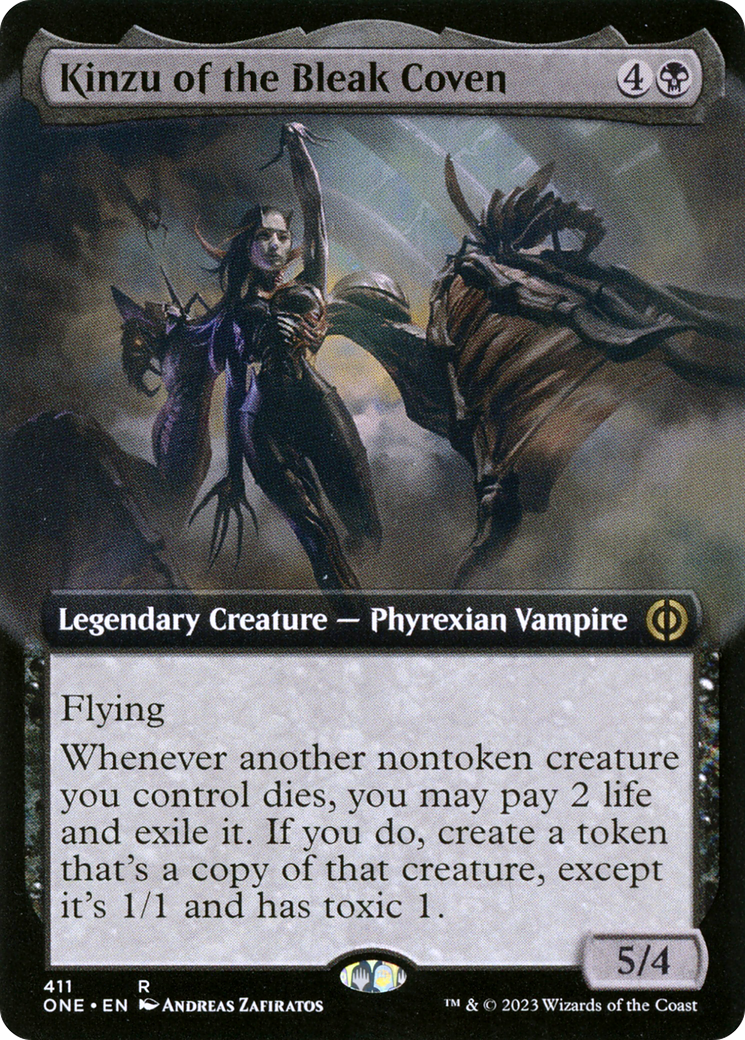 Kinzu of the Bleak Coven (Extended Art) [Phyrexia: All Will Be One] | L.A. Mood Comics and Games