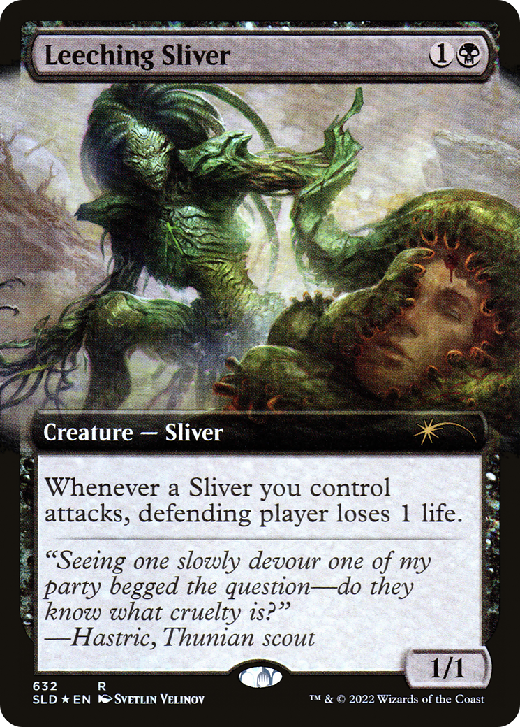 Leeching Sliver (Extended Art) [Secret Lair Drop Promos] | L.A. Mood Comics and Games