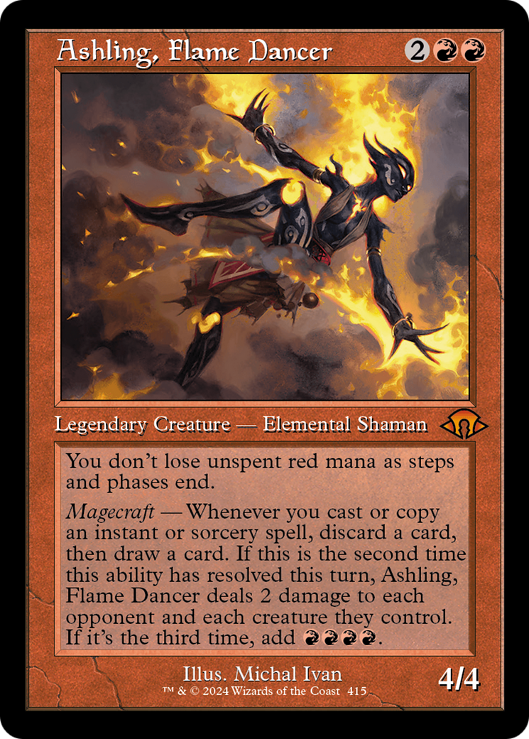 Ashling, Flame Dancer (Retro) [Modern Horizons 3] | L.A. Mood Comics and Games