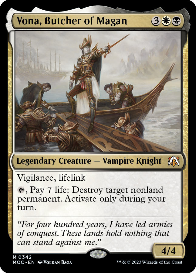 Vona, Butcher of Magan [March of the Machine Commander] | L.A. Mood Comics and Games
