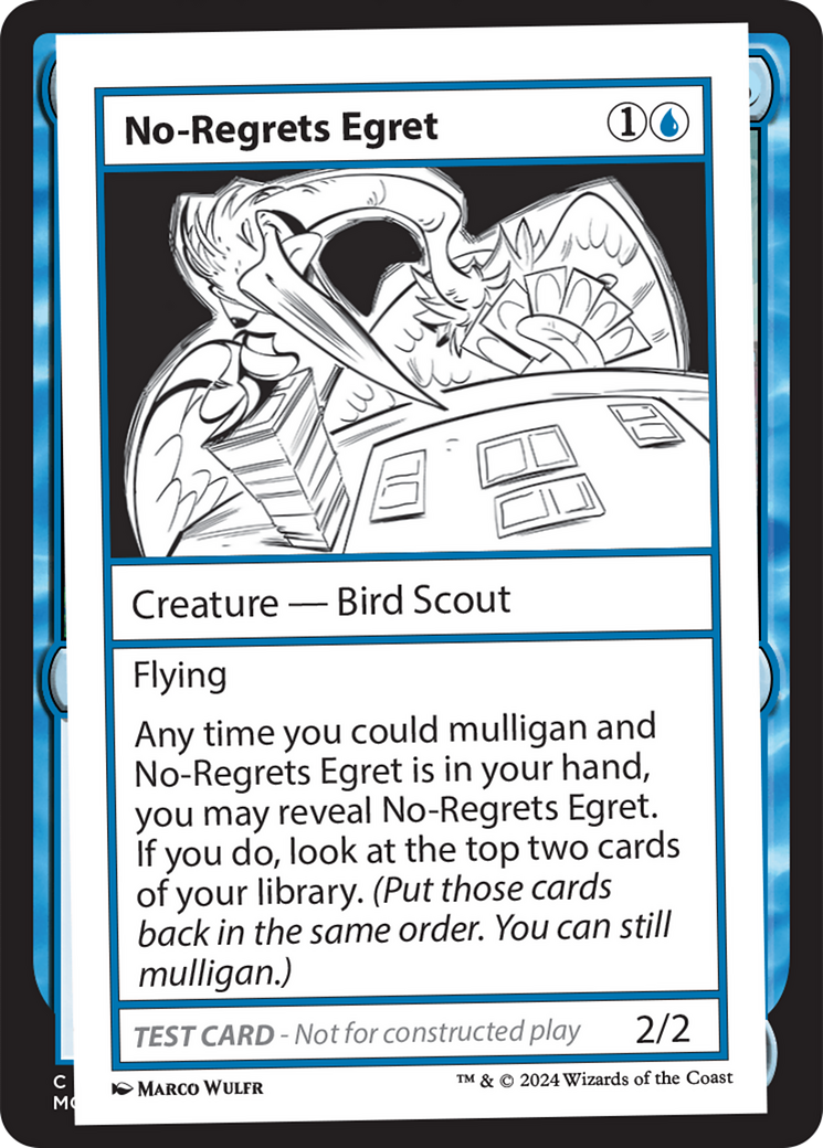 No-Regrets Egret [Mystery Booster 2 Playtest Cards] | L.A. Mood Comics and Games