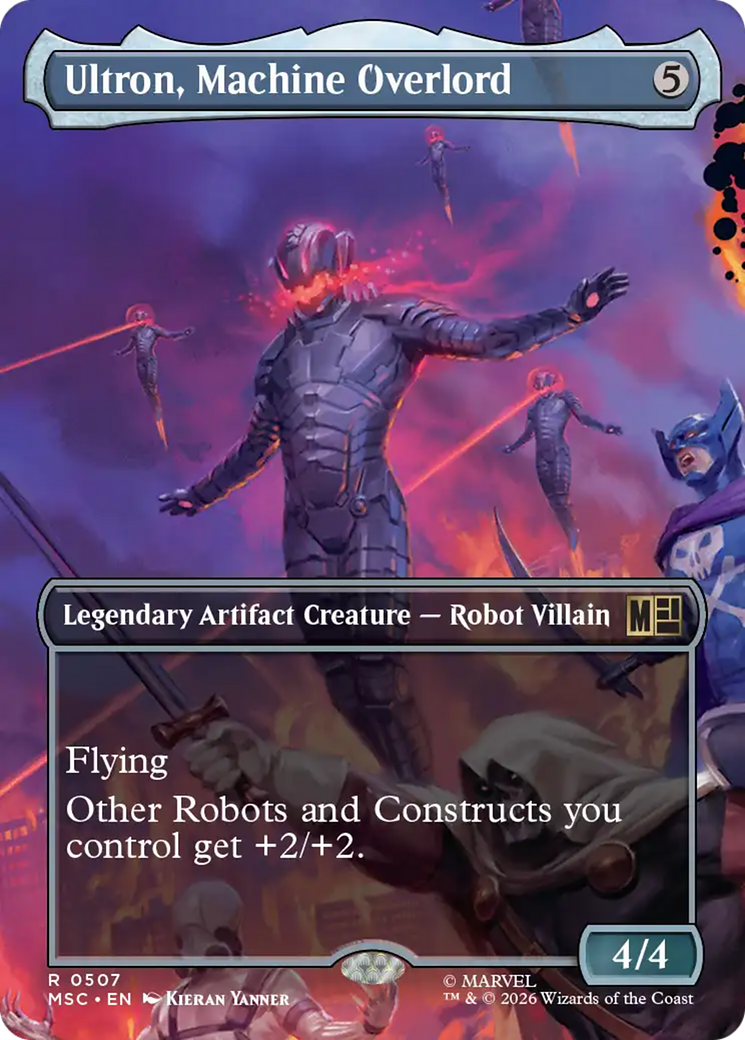 Ultron, Machine Overlord (Borderless) [Marvel Super Heroes Commander] | L.A. Mood Comics and Games