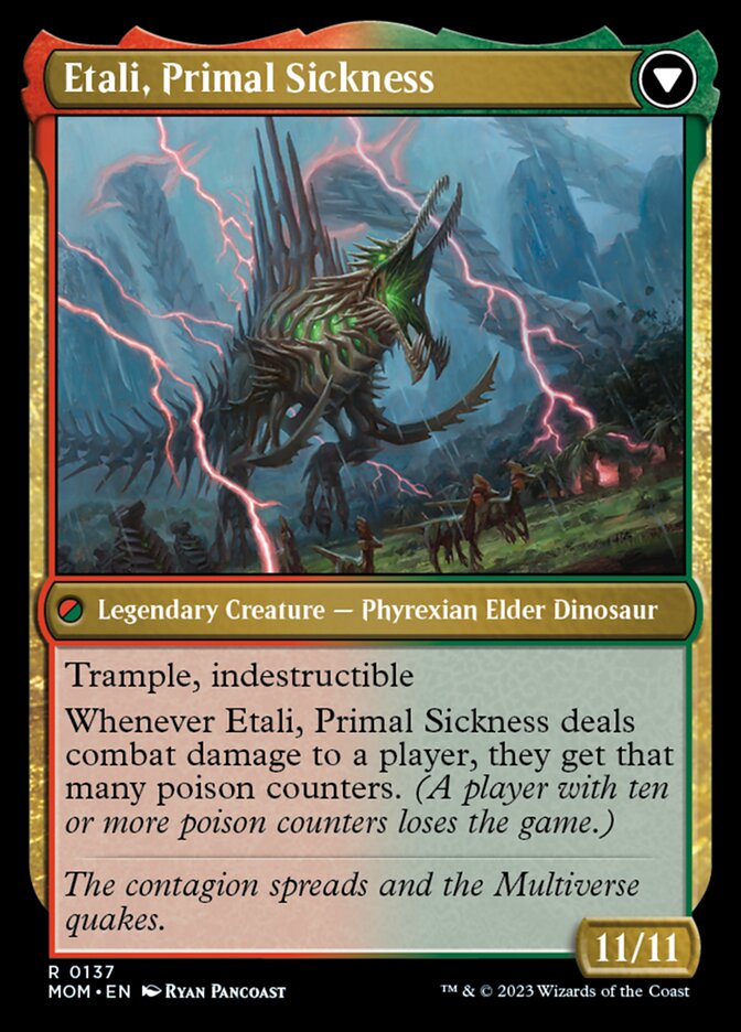 Etali, Primal Conqueror // Etali, Primal Sickness [March of the Machine] | L.A. Mood Comics and Games