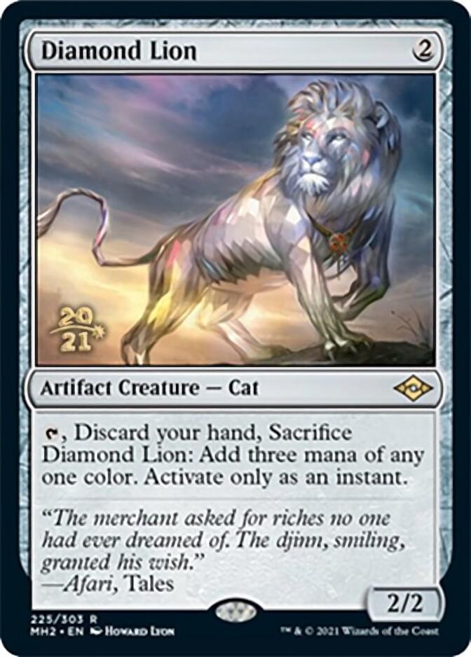 Diamond Lion [Modern Horizons 2 Prerelease Promos] | L.A. Mood Comics and Games