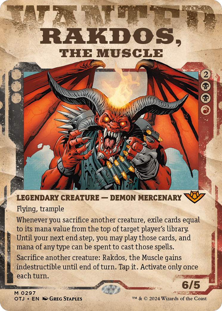 Rakdos, the Muscle (Showcase) [Outlaws of Thunder Junction] | L.A. Mood Comics and Games