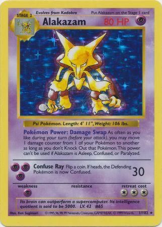 Alakazam (1/102) [Base Set Shadowless Unlimited] | L.A. Mood Comics and Games