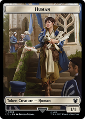 Human (04) // Human Soldier (01) Double-Sided Token [The Lord of the Rings: Tales of Middle-Earth Commander Tokens] | L.A. Mood Comics and Games
