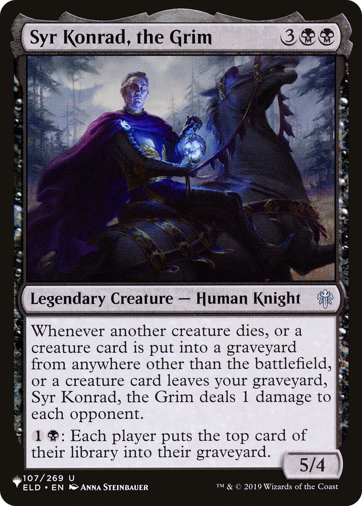 Syr Konrad, the Grim [The List] | L.A. Mood Comics and Games
